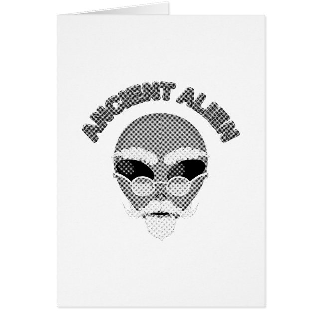 Ancient Alien Head Newsprint (Vorne)