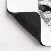 Ancient Alien Head Newsprint Mousepad (Ecke)