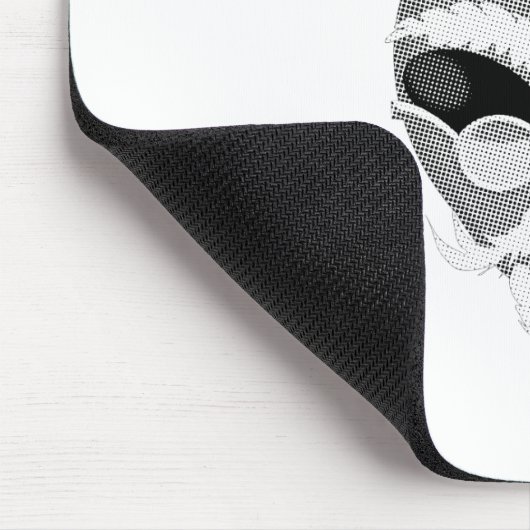 Ancient Alien Head Newsprint Mousepad (Ecke)