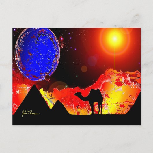 Ancient Alien Ruins Post Card Postkarte (Vorderseite)