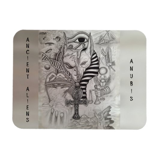 Ancient Aliens, Anubis Magnet (Horizontal)