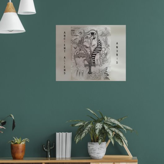 Ancient Aliens , Anubis Poster (Wohnzimmer 1)