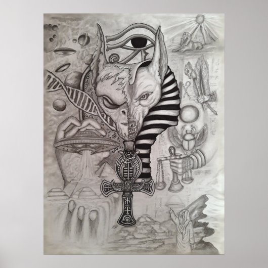 Ancient Aliens, Anubis Poster (Vorne)