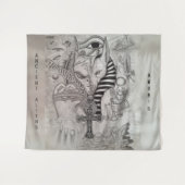 Ancient Aliens , Anubis Wandteppich (Vorderseite (Horizontal))