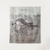 Ancient Aliens , Anubis Wandteppich (Vorderseite)