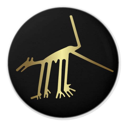 Ancient Animals Geoglyph Gold Animals Keramikknauf (Vorderseite)
