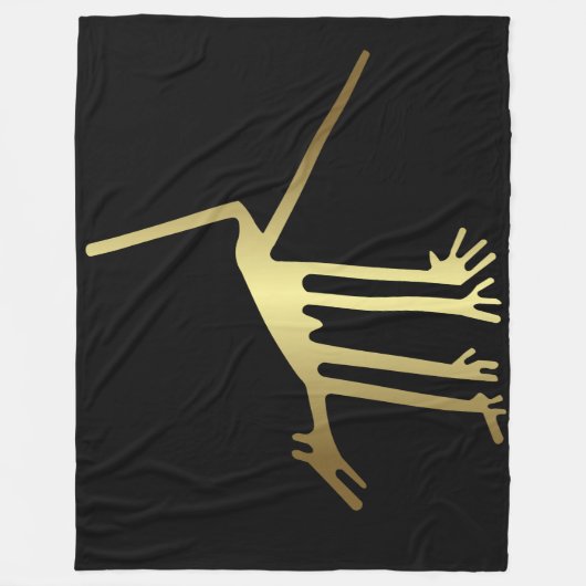 Ancient Animals - Gold Geoglyph Animal Fleecedecke (Vorderseite)