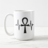 Ancient Ankh Mystique Tasse White (Links)