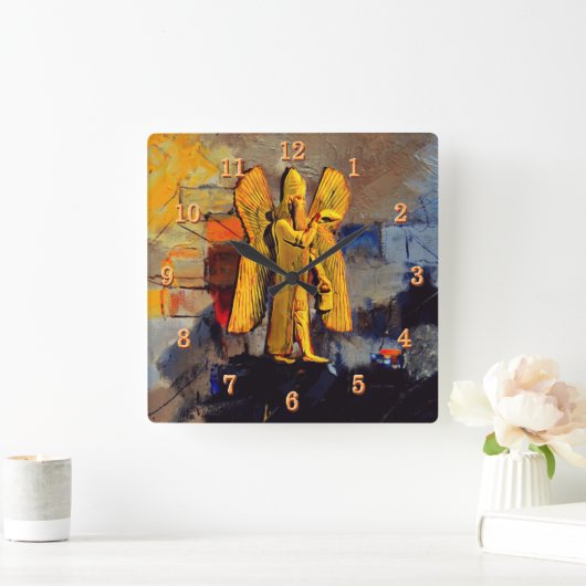 Ancient Anunnaki Acrylmauer Uhr (Zuhause)