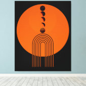 Ancient Arch Century Moon Planet Leinwanddruck (Insitu (Holzboden))