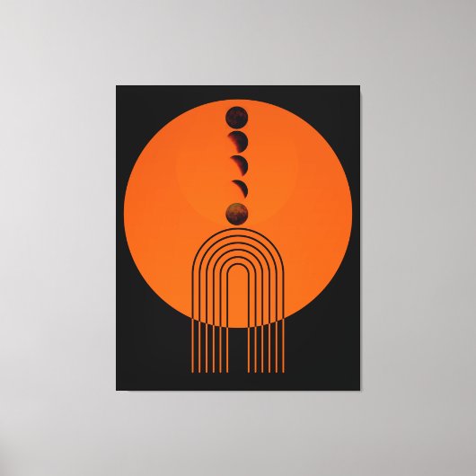 Ancient Arch Century Moon Planet Leinwanddruck (Vorderseite)