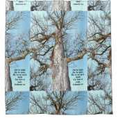 Ancient Ash Zechariah 4:6  Duschvorhang (Vorderseite)