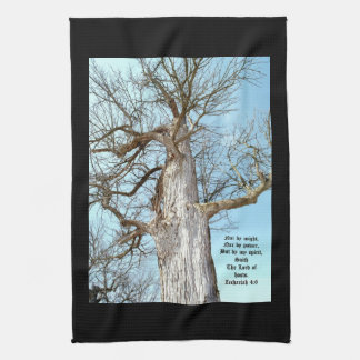 Ancient Ash Zechariah 4:6 Geschirrtuch