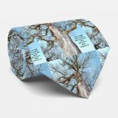 Ancient Ash Zechariah 4:6 Krawatte (Gerollt)