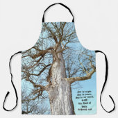 Ancient Ash Zechariah 4:6 Schürze (Vorderseite)