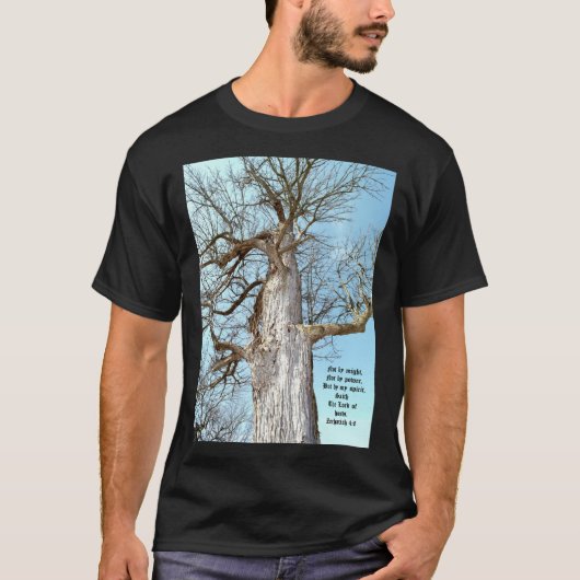 Ancient Ash Zechariah 4:6 T-Shirt (Vorderseite)