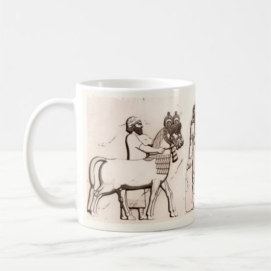 Ancient Assyria Kaffeetasse (Links)