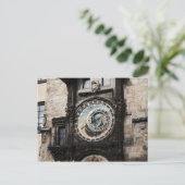 Ancient Astrologie Uhr Uhr Uhr in Prag Tschechisch Postkarte (Stehend Vorderseite)