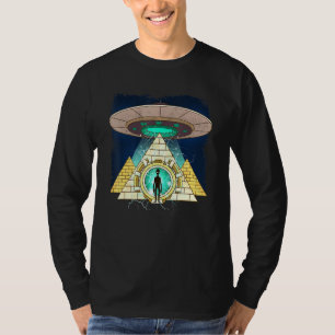 Ancient Astronaut Ägyptische Pyramiden-Alien Consp T-Shirt
