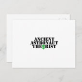 Ancient Astronaut Theorist Alien Funny Birthday Postkarte (Vorne/Hinten)