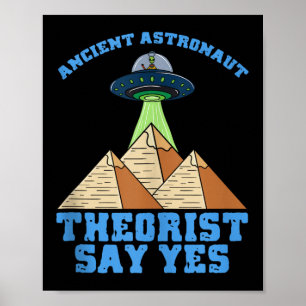 Ancient Astronaut Theorist sagen Yes Alien Ägypten Poster