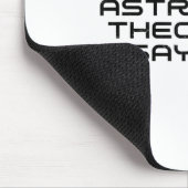 Ancient Astronaut Theorists sagen Yes Funny Alien Mousepad (Ecke)