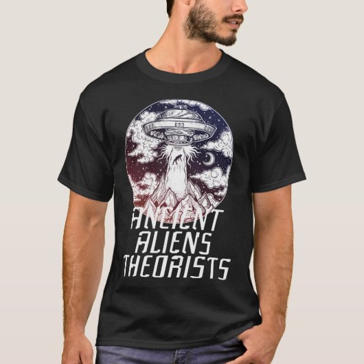 Ancient Astronaut Theorists Verschwörungstheorie G T-Shirt (Vorderseite)