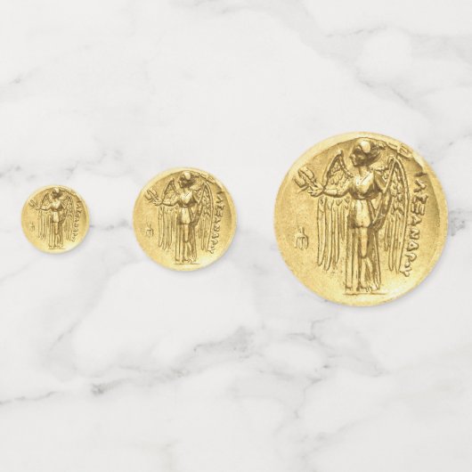 Ancient Athena Coin Konfetti (Rückseiten)