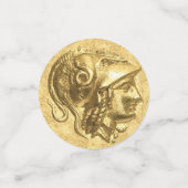 Ancient Athena Coin Konfetti (Klein Vorderseite)