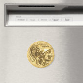 Ancient Athena Coin Magnet (In Situ (Geschirrspüler))