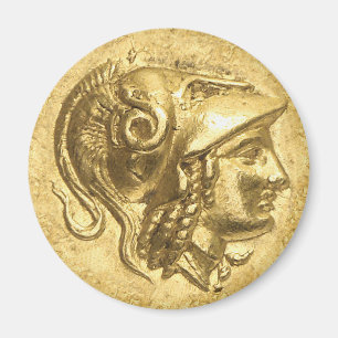 Ancient Athena Coin Magnet