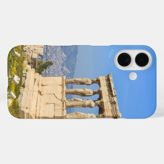 Ancient Athens Acropolis iPhone Case – Greek Ruins (Rückseite (Horizontal))