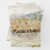Ancient Athens Theatre Wrapping Paper - Sehenswürd Geschenkpapier Set (Beispiel)