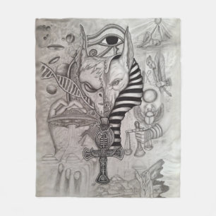 Ancient Außerirdischen , Anubis Fleecedecke