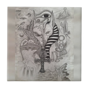 Ancient Außerirdischen , Anubis Fliese