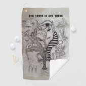 Ancient Außerirdischen , Anubis Golfhandtuch (Insitu)