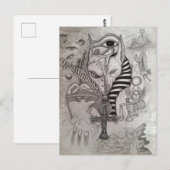 Ancient Außerirdischen , Anubis Postkarte (Vorne/Hinten)
