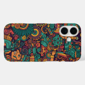 ANCIENT AZTEC INDIAN ART Case-Mate iPhone HÜLLE (Rückseite (Horizontal))