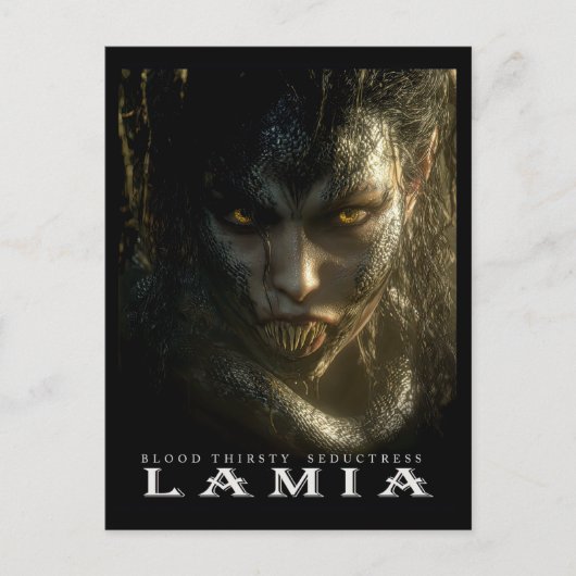 Ancient Beast & Creatures: LAMIA Postcard Postkarte (Vorderseite)