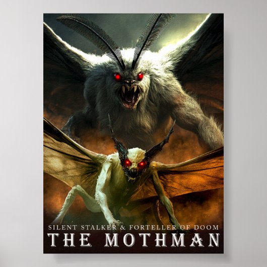 ANCIENT BEAST & CREATURES: The Mothman II Poster (Vorne)