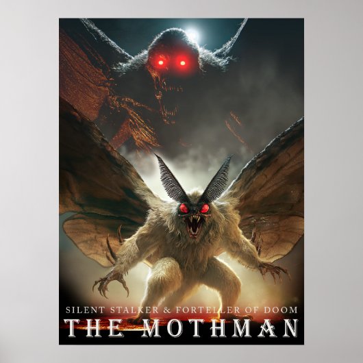 ANCIENT BEAST & CREATURES: The Mothman Poster (Vorne)