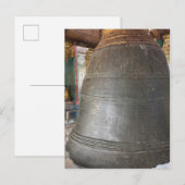 Ancient Bell im Tempel Postkarte (Vorne/Hinten)