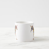 Ancient Bestiary Rainbow Unicorn Espressotasse (Vorderseite)
