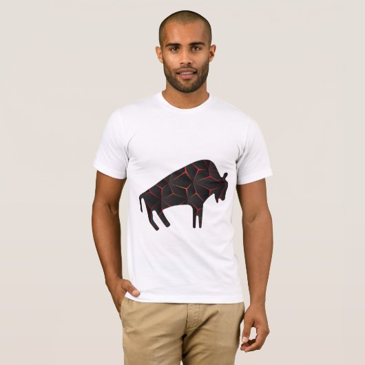 Ancient Bison oder prähistorischer Bull T-Shirt (Vorne ganz)