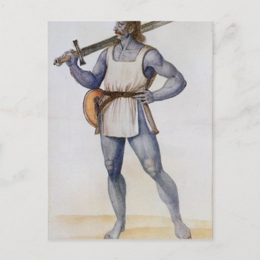 Ancient British Man Postkarte (Vorderseite)