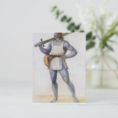 Ancient British Man Postkarte (Stehend Vorderseite)