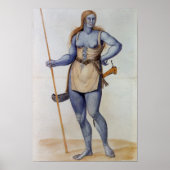 Ancient British Woman Poster (Vorne)