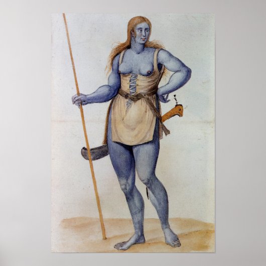 Ancient British Woman Poster (Vorne)