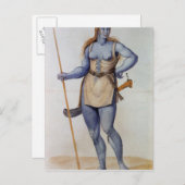 Ancient British Woman Postkarte (Vorne/Hinten)