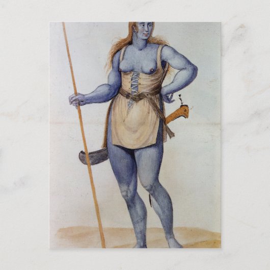 Ancient British Woman Postkarte (Vorderseite)